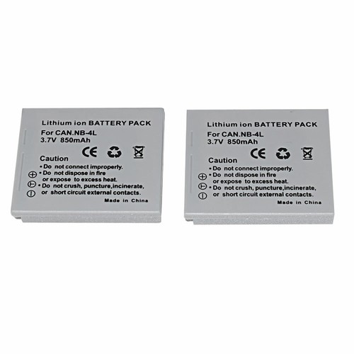 Batteria per canon 4l - 2x,