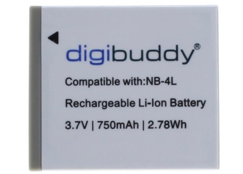 Batteria 750 mah per canon - batteria,