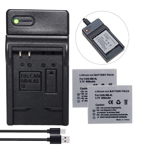 Batteria caricabatterie - 2x, +caricabatterie